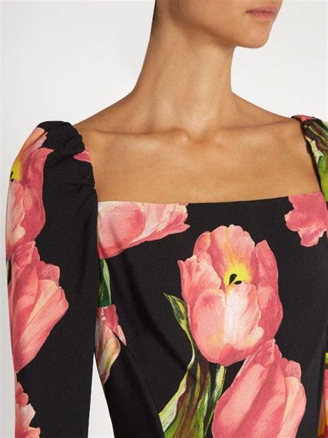 dolce and gabbana tulip dress